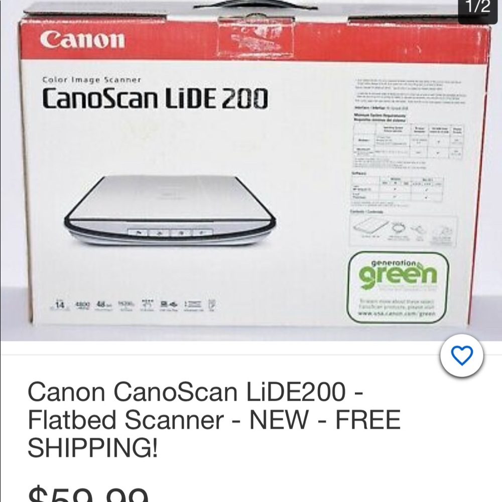 Canon CanoScan Lide 200.